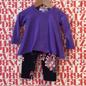 Joah Love Tee with Flower Legging SET, NEW WITH TAGS!